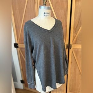 Z Supply Side Split Sweatshirt Tunic